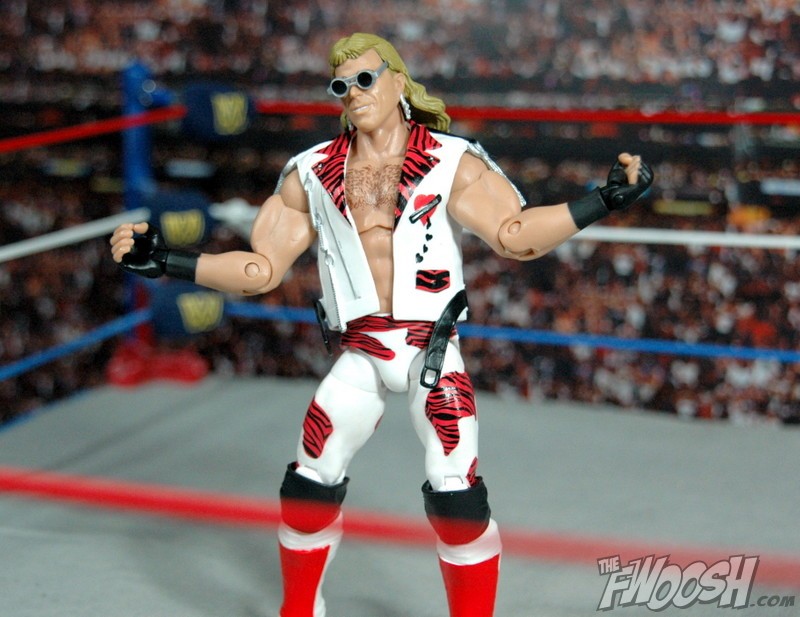 HBK Flashback Ringside posing ring gear Fwoosh