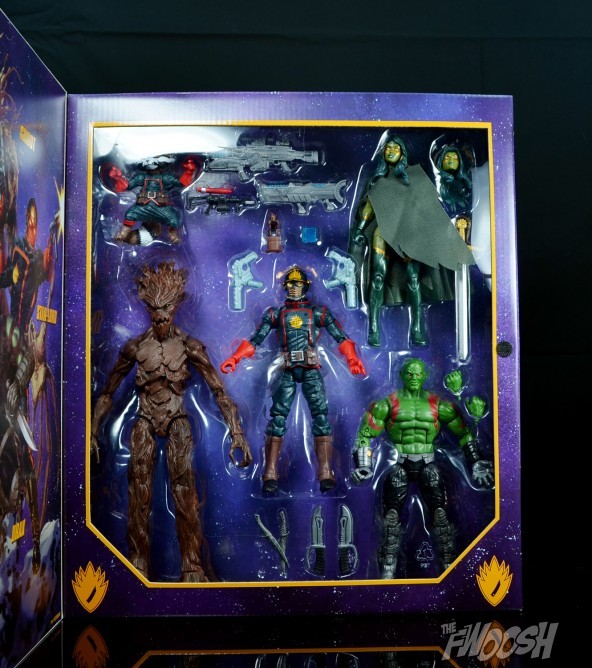 Hasbro Marvel Legends Entertainment Earth Exclusive Guardians of the Galaxy Box Set Fwoosh