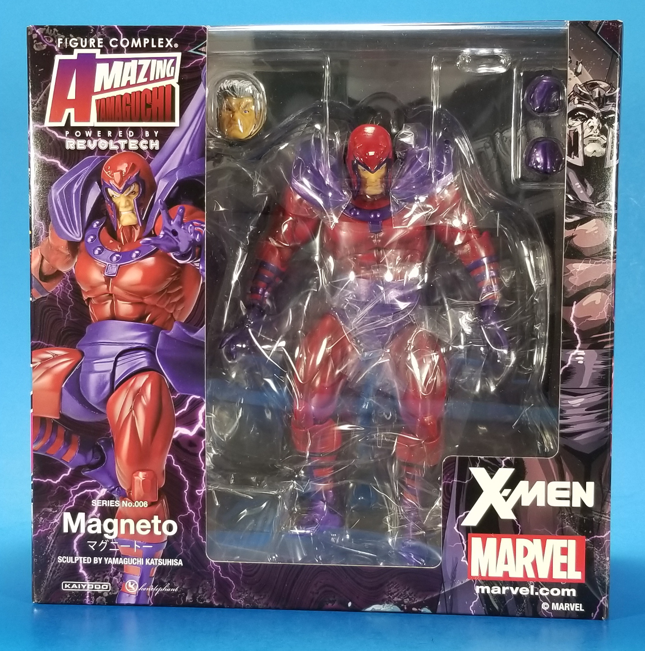 POWERED BY REVOLTECH AMAZING YAMAGUCHI SERIES No.006 X-MEN MAGNETO FIGURE COMPLE 