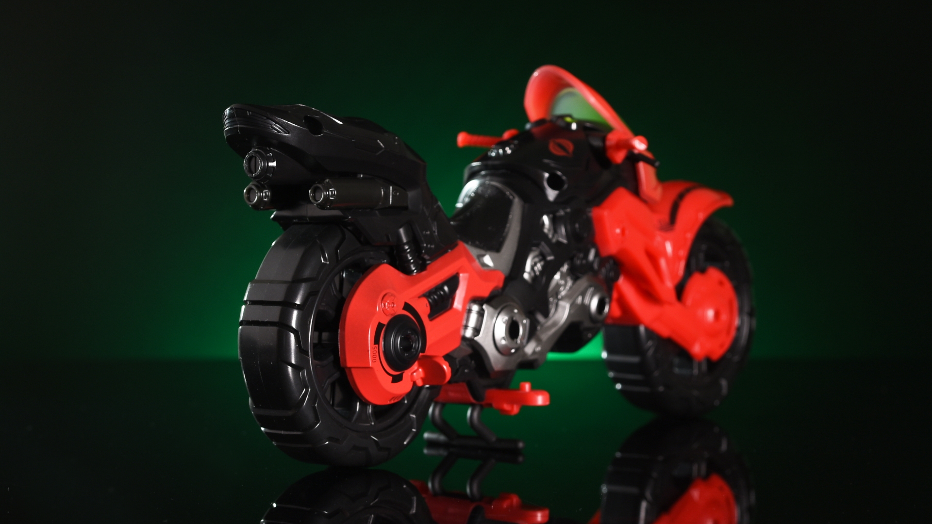 baroness with motorcycle
