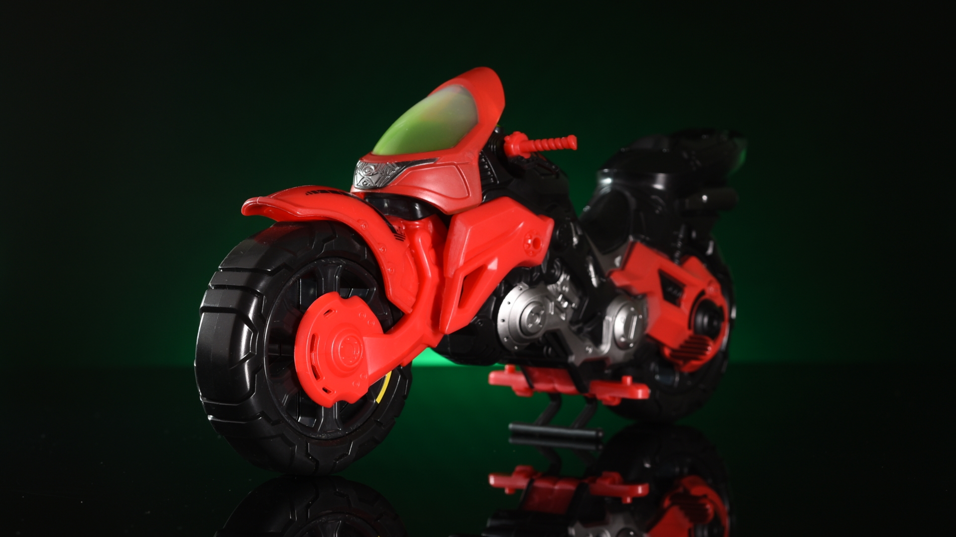 baroness with motorcycle