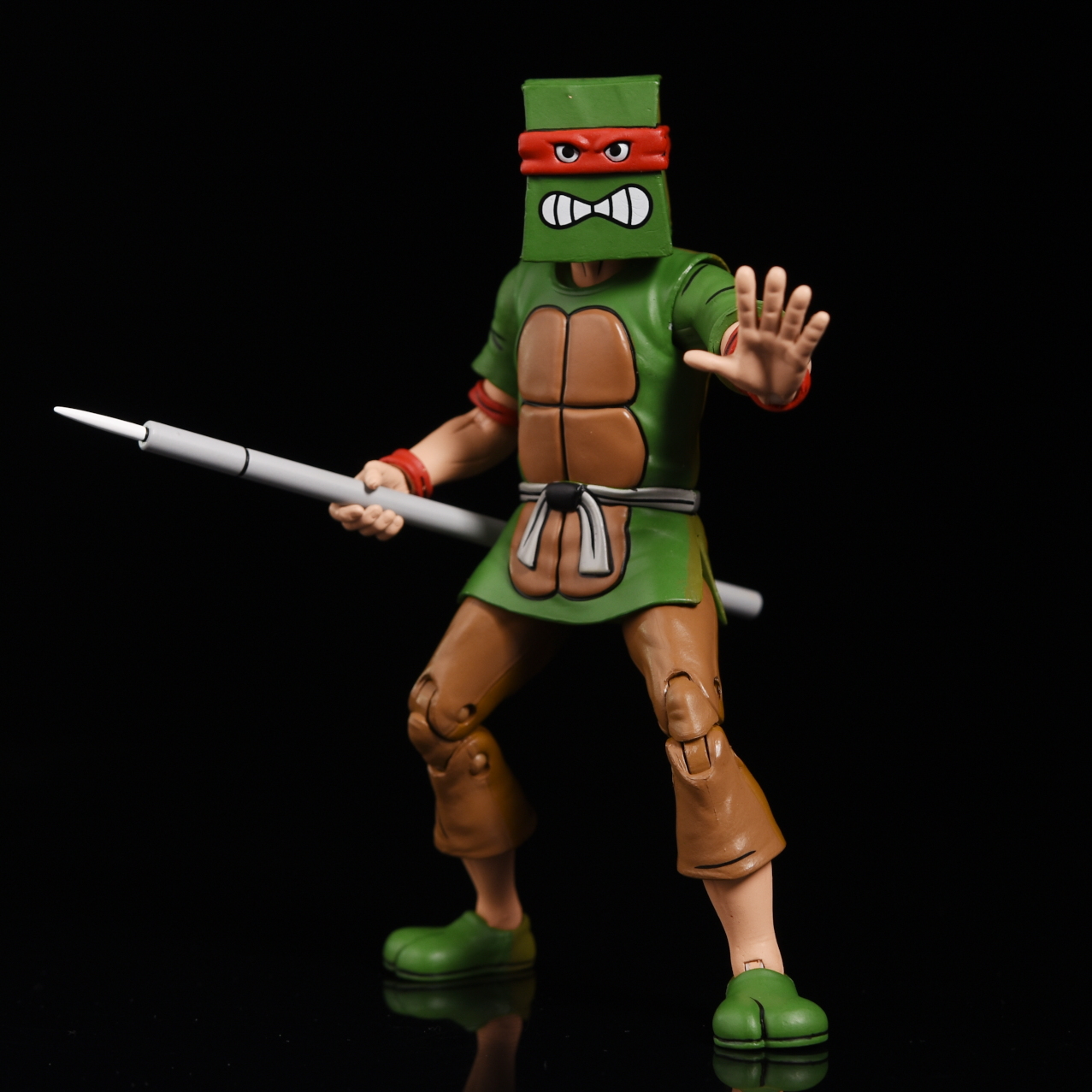 Action Figure NECA TMNT – Crooked Ninja Turtle Gang & Rock Soldier – 18cm