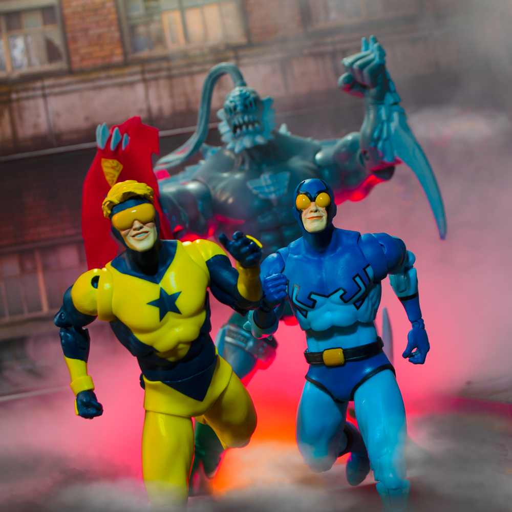 Mcfarlane Toys Dc Multiverse Blue Beetle And Booster Gold Review