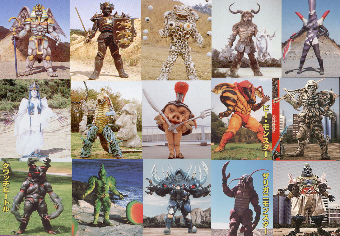 The 2nd season of Power Ranger used the Dairanger robots and monsters, but ...