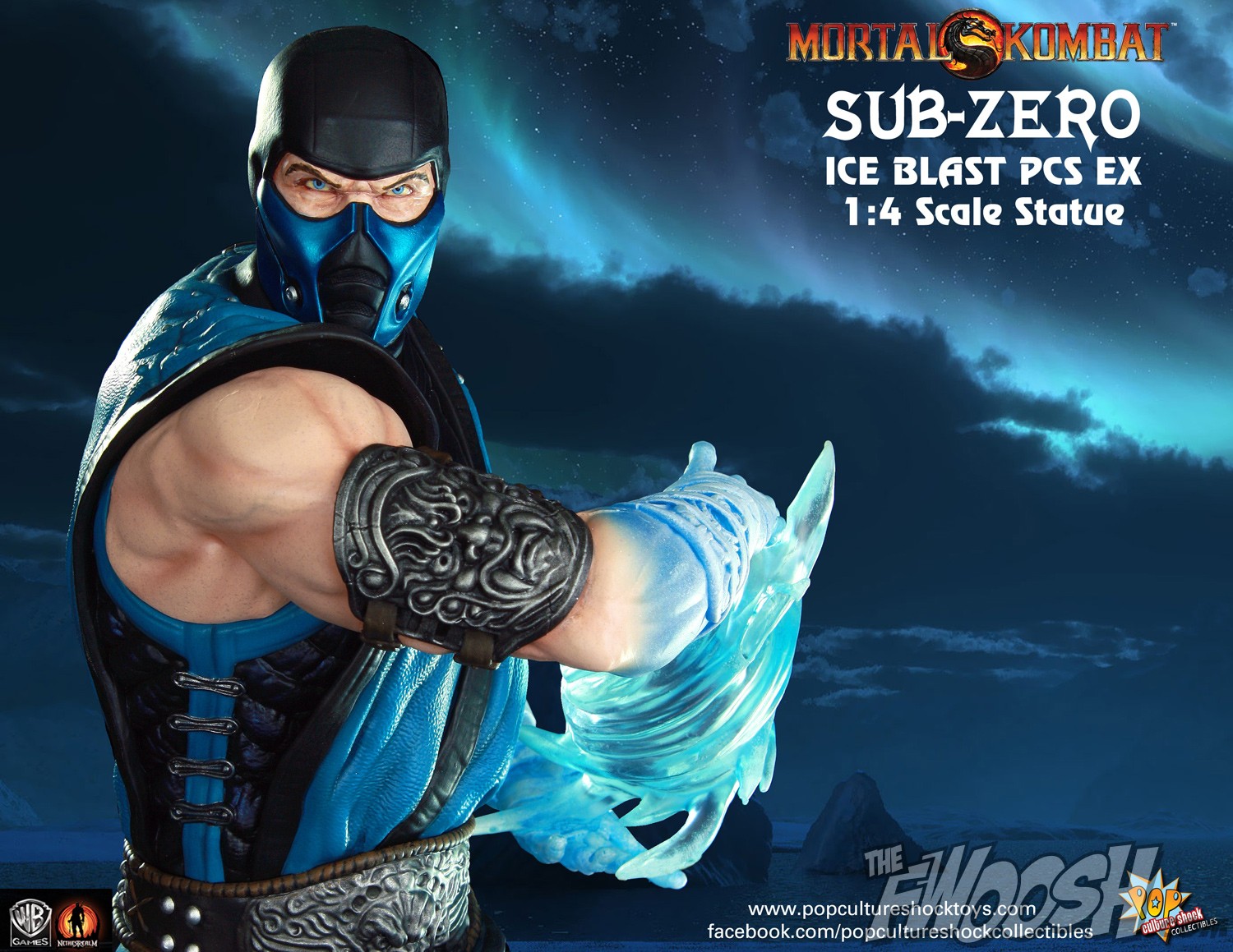 Sub-Zero Mortal Kombat 9 Estátua Escala 1/4 - Pop Culture Shock