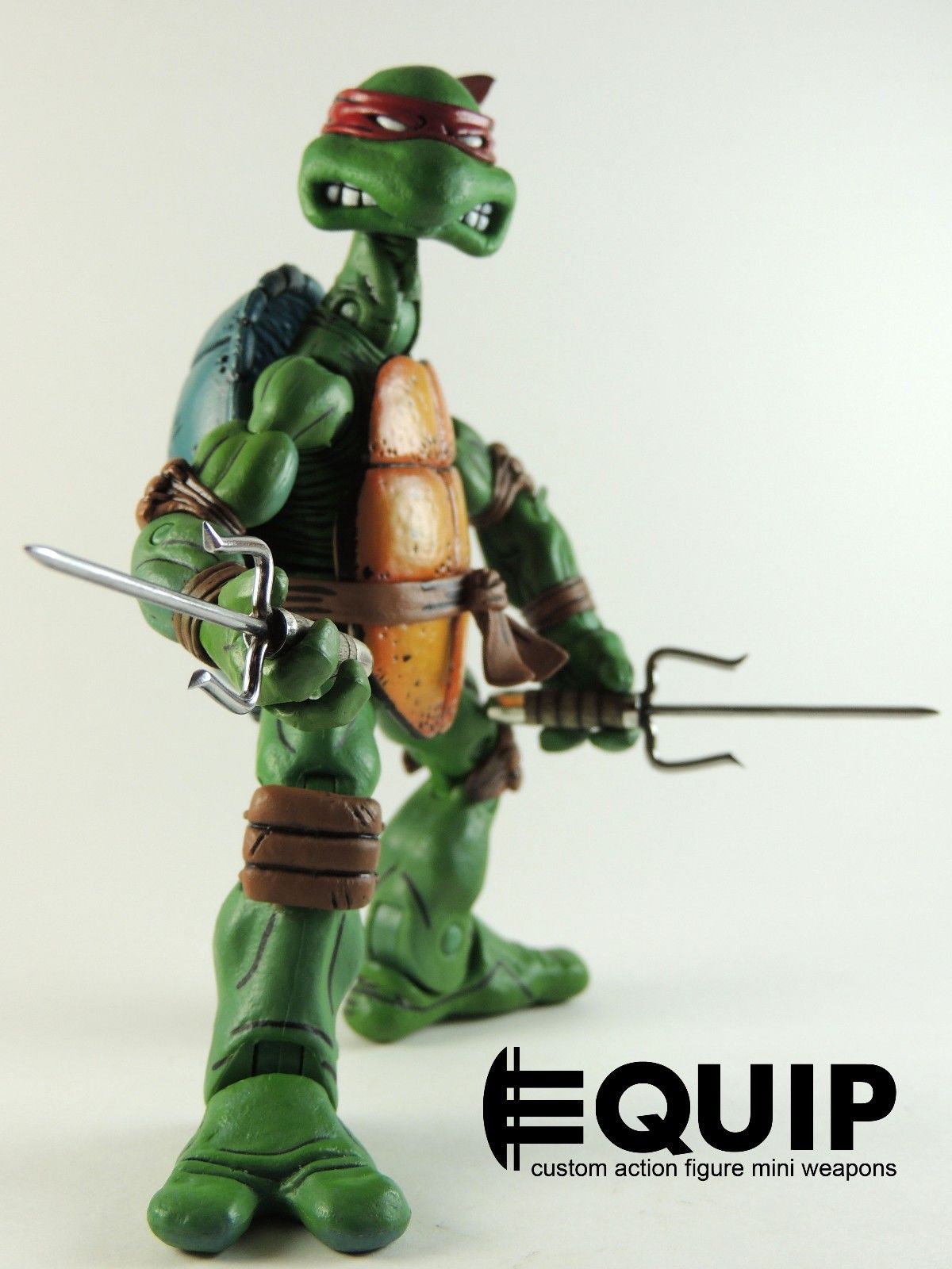 TMNT Custom Crafted MINI SAI Ninja Turtles RAPHAEL for NECA FIGURE 1 ...