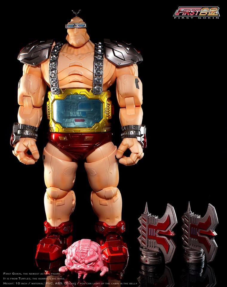 First Gokin 25CM TMNT Metal Big Boss Krang Figure NEW TSCA 7 – Fwoosh