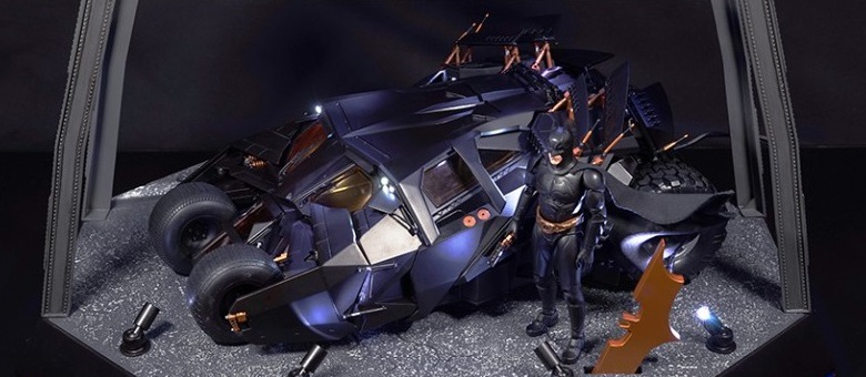 Duquesa capa Sinfonía Soap Studio: 6-inch Scale The Dark Knight Trilogy RC Tumbler and Batman