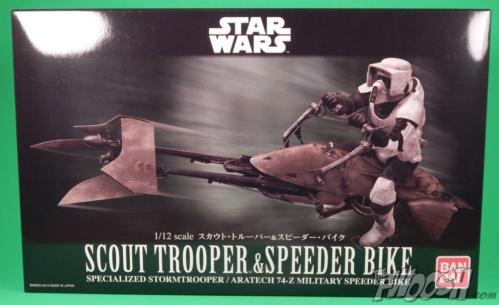 Bandai: Star Wars Speeder Bike w/ Biker Scout 1:12 Model Kit Review
