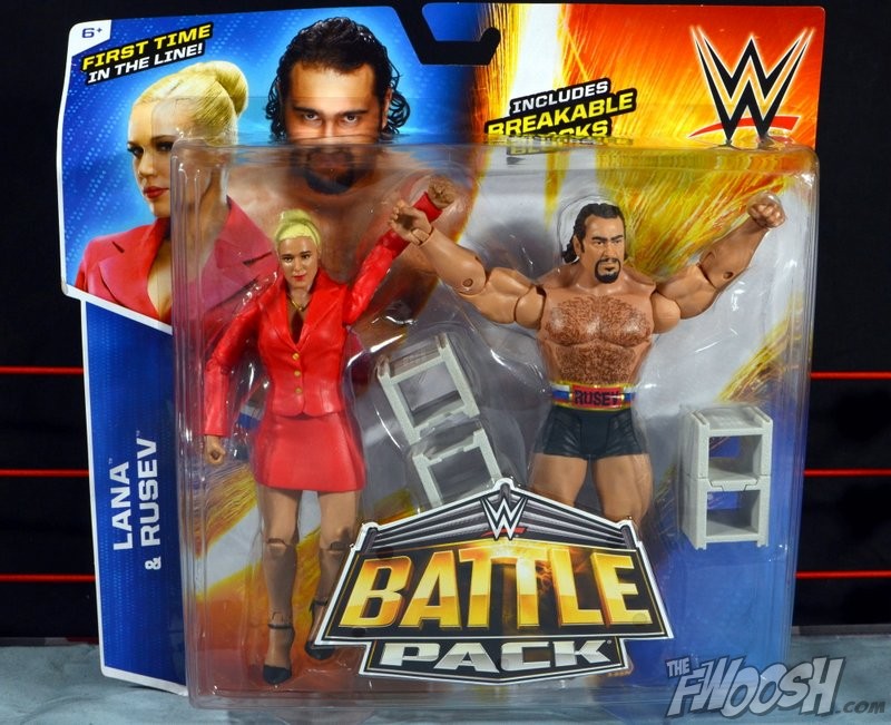 WWE Mattel 2 Pack Rusev & Lana OVP 
