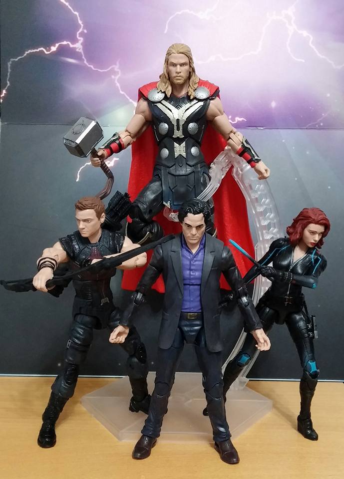Hasbro Marvel Legends Loose THOR only 2 Pack Set No Valkyrie No Extra Hands 