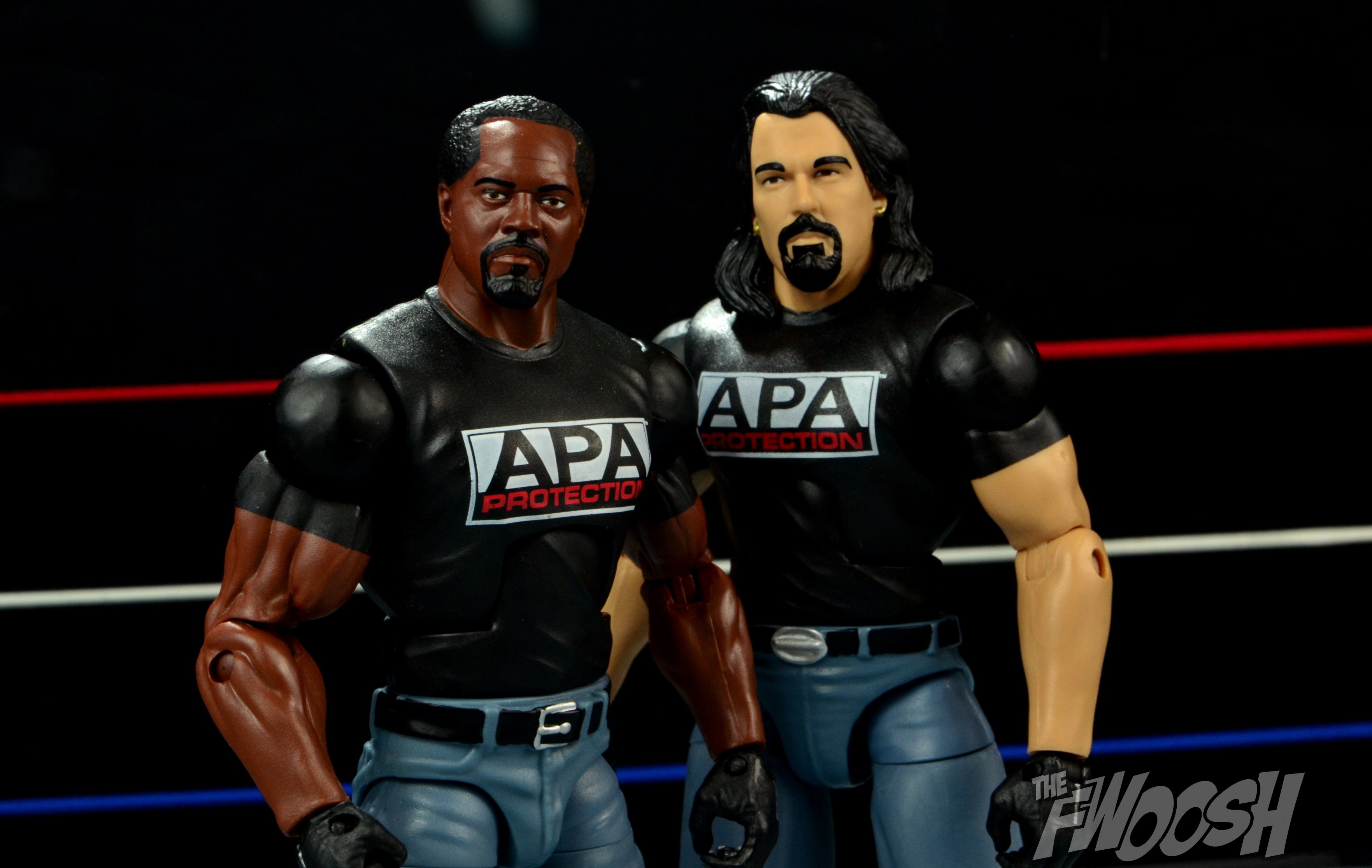 Mattel: WWE Bradshaw and Farooq – Fwoosh