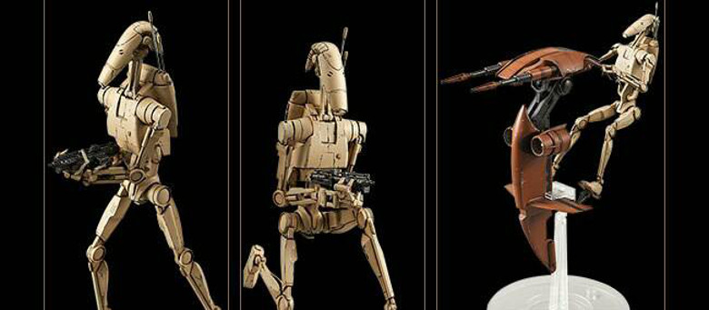 Bandai Star Wars Battle Droid with STAP Model Kit Promotional Images