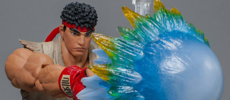 Street Fighter V Storm Collectibles Toy Ryu 7 Action Figure Special Ver  Blue