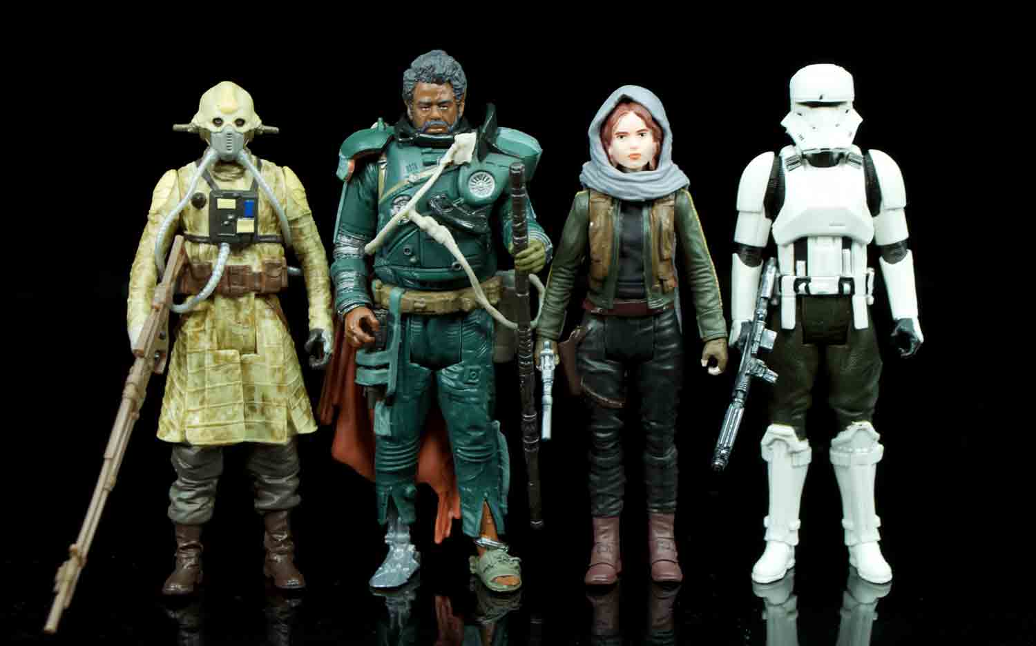 Star Wars Edrio Two Tubes Rogue One Jedha Revolt 3.75" 5POA Complete 