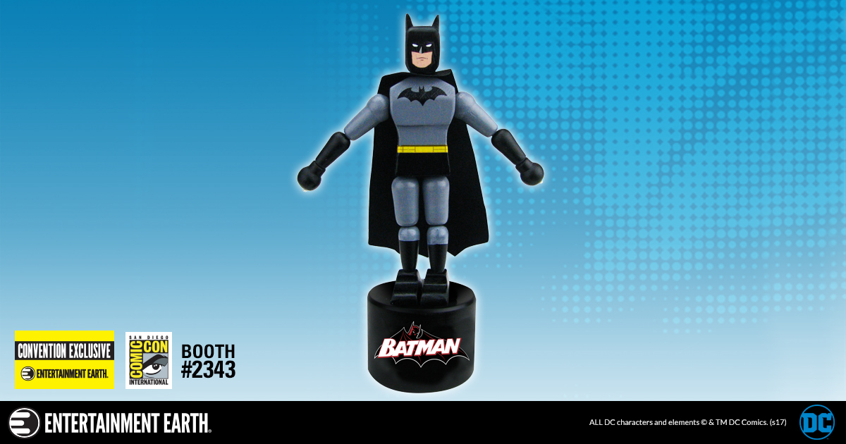 Entertainment Earth Classic BATMAN™ Wooden Push Puppet Makes Its Debut