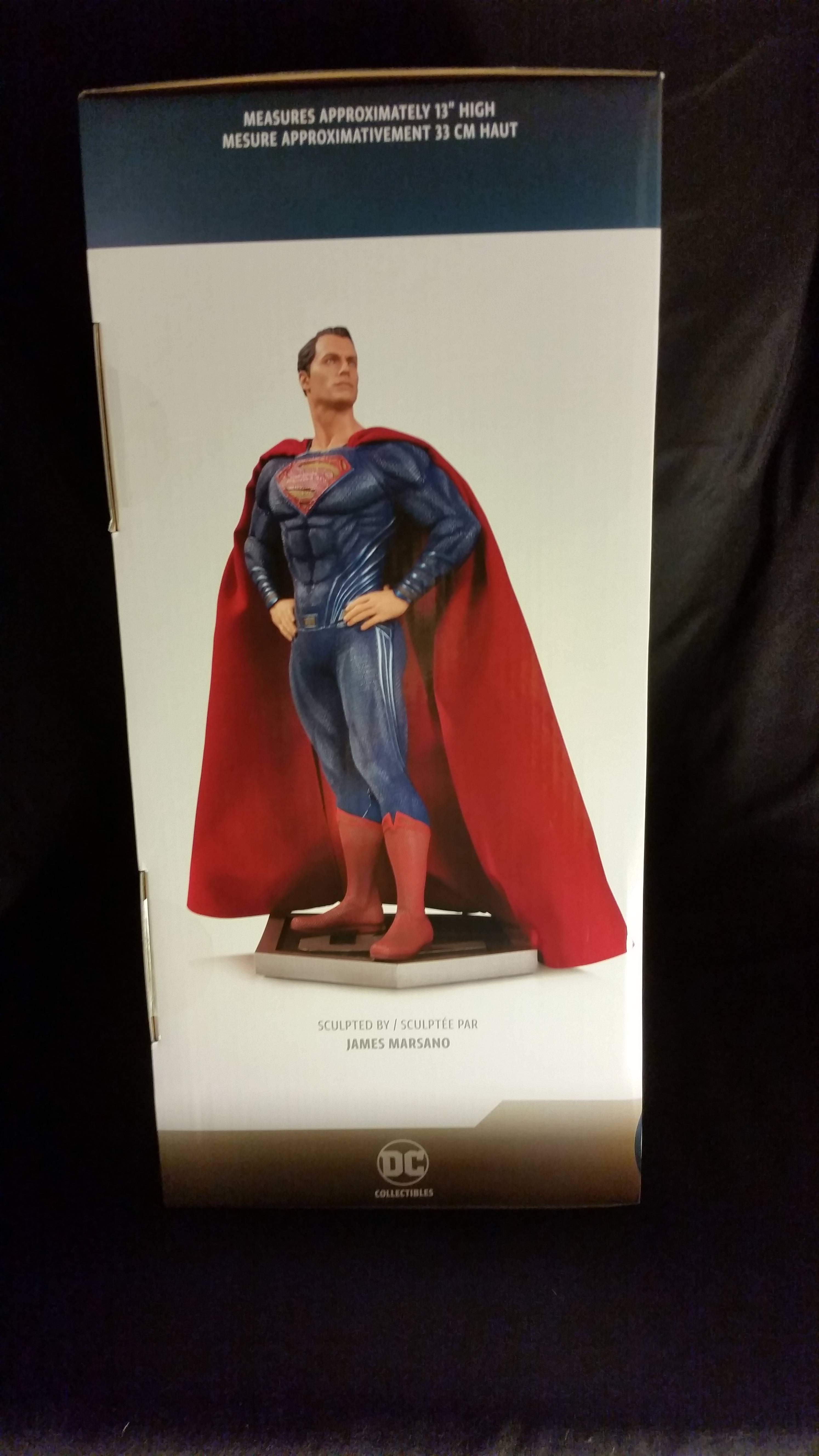 dc collectibles justice league movie superman statue