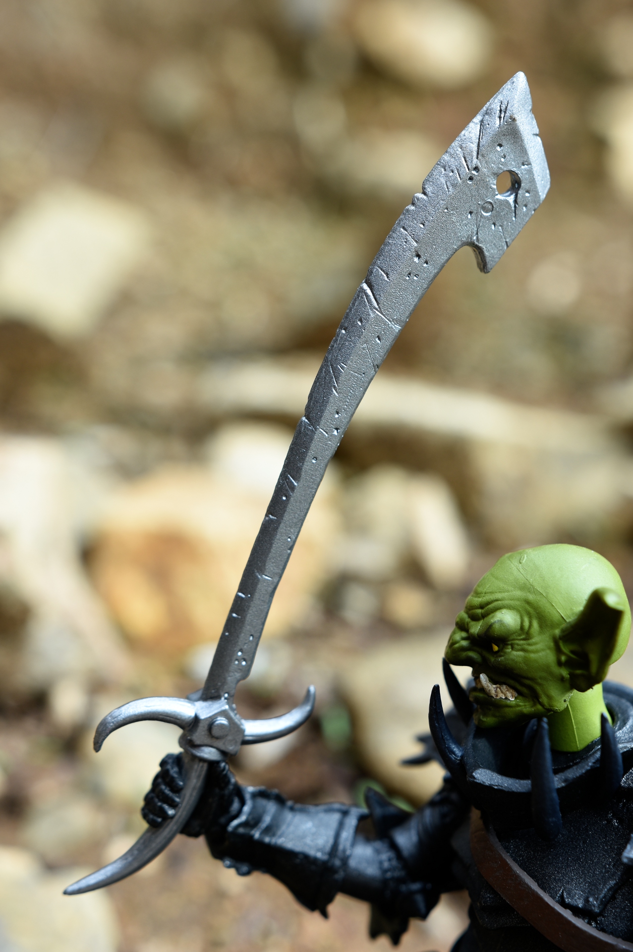 Mythic Legions Goblin Legion Builder Skull Axe Spear Strap Advent Decay Weapon 