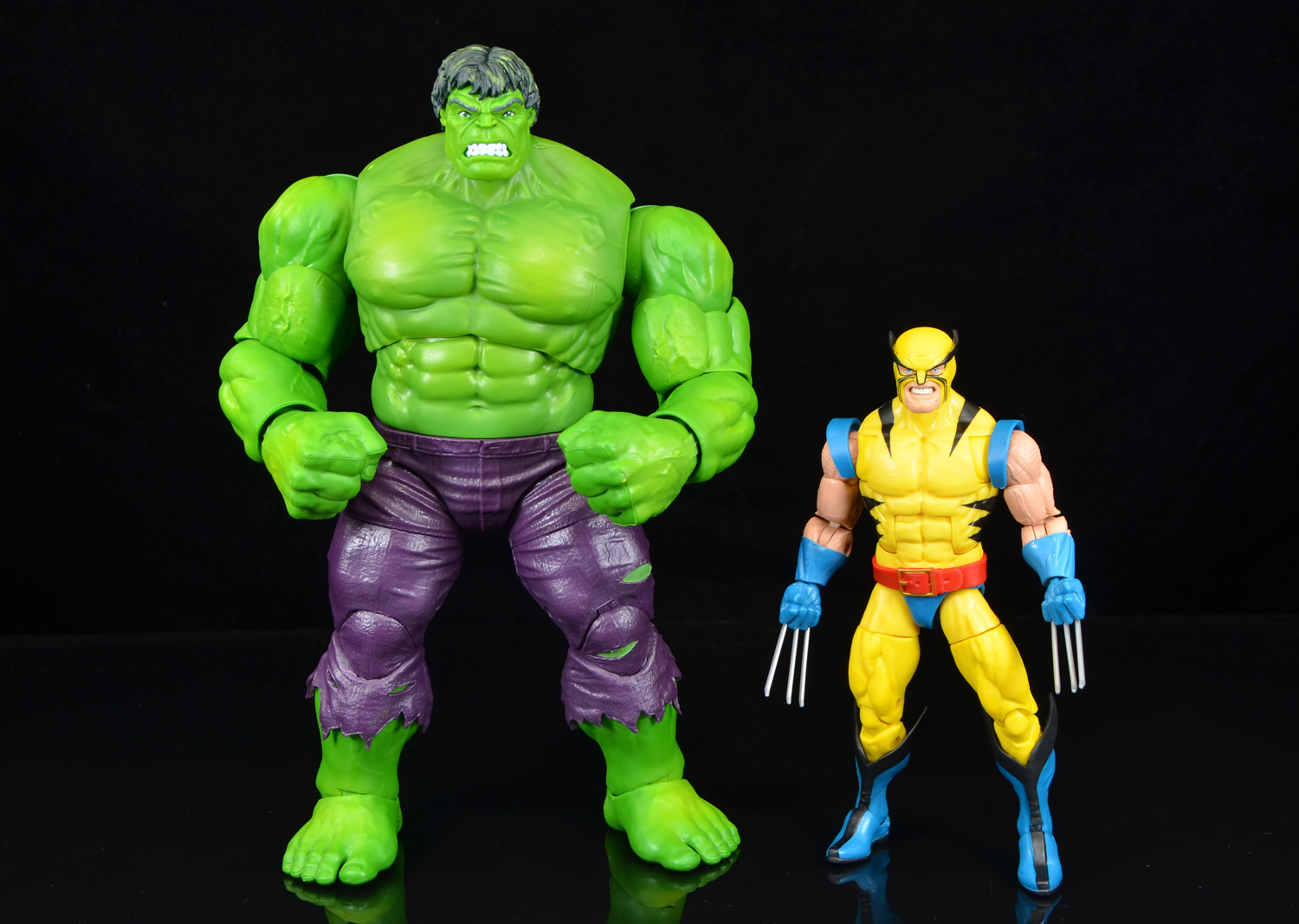 Marvel Legends 80th Anniversary Wolverine and Hulk 6-inch Action Figures Exclusive 