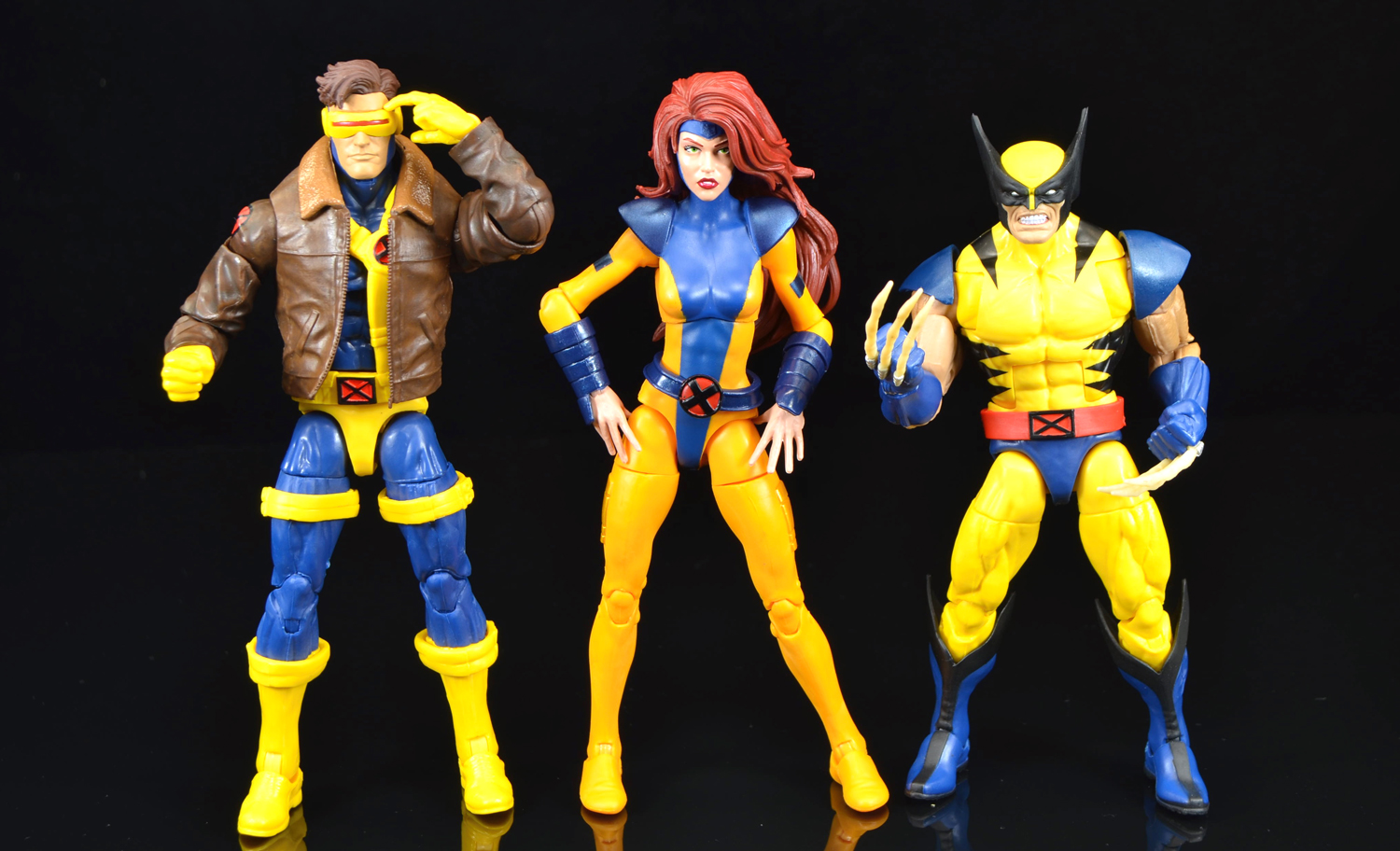 Marvel Legends X-Men Action Figure Stands Love Triangle Wolverine Jean Cyclops 