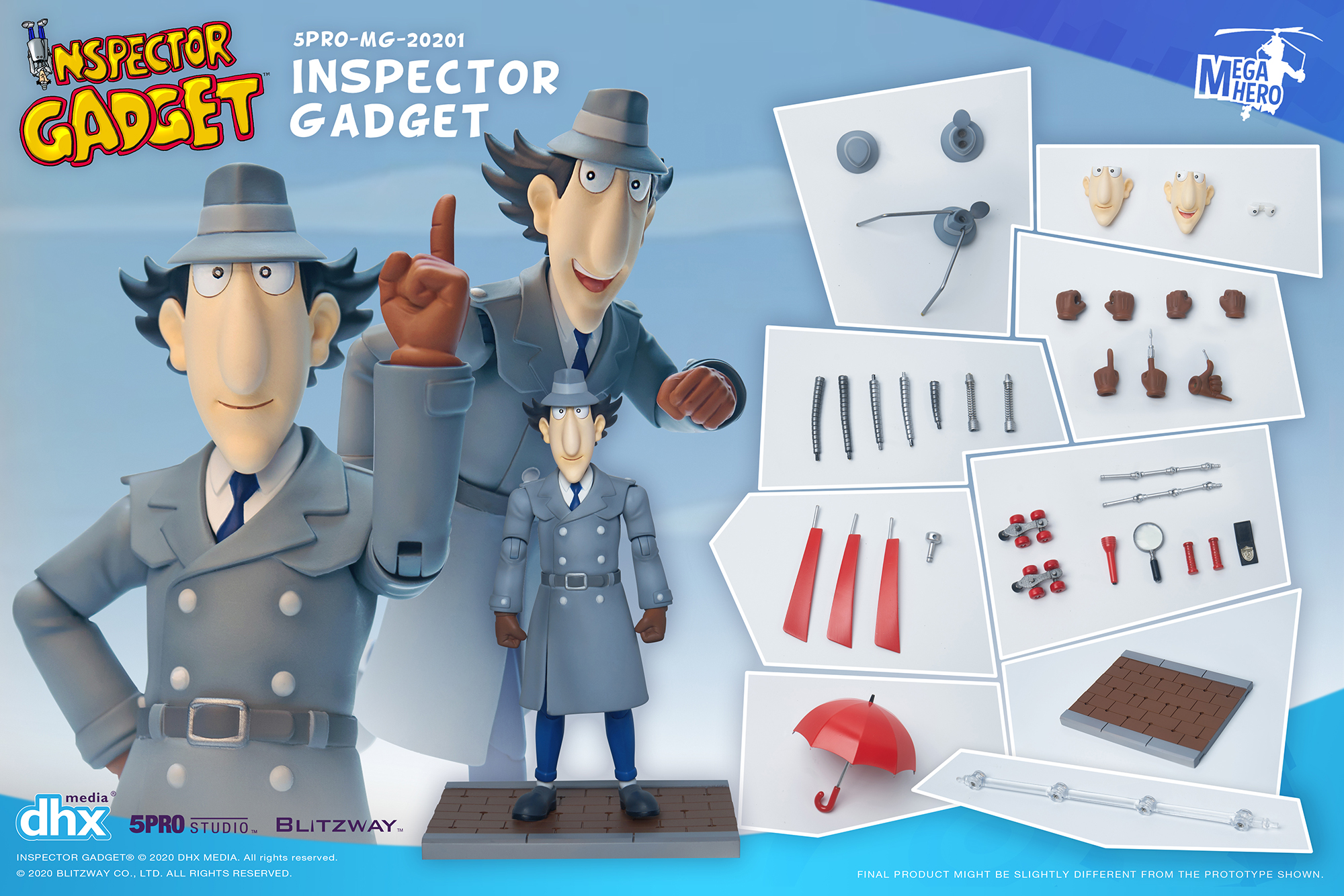 Blitzway: Inspector Gadget Promo Images and Pre-Order.