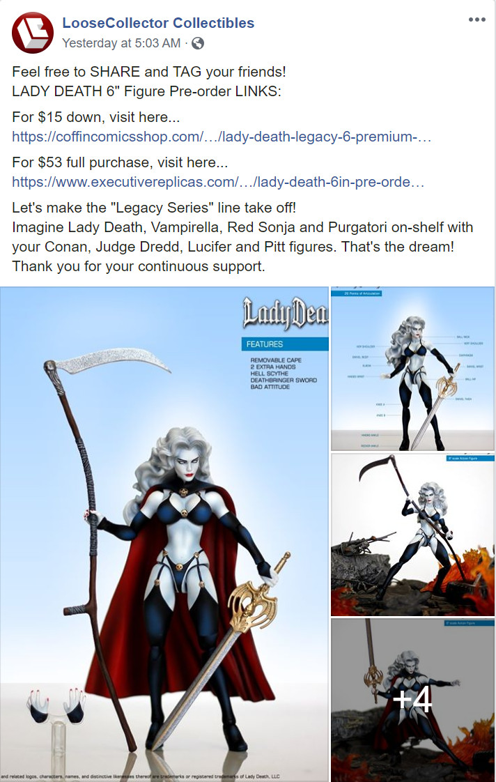 Coffin Comics: Updated Lady Death Promo Images and Teases!