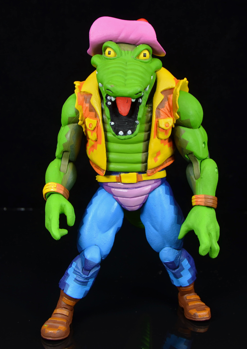 NECA TMNT Teenage Mutant Ninja Turtles in Time 2 Leatherhead Action Figure for sale online