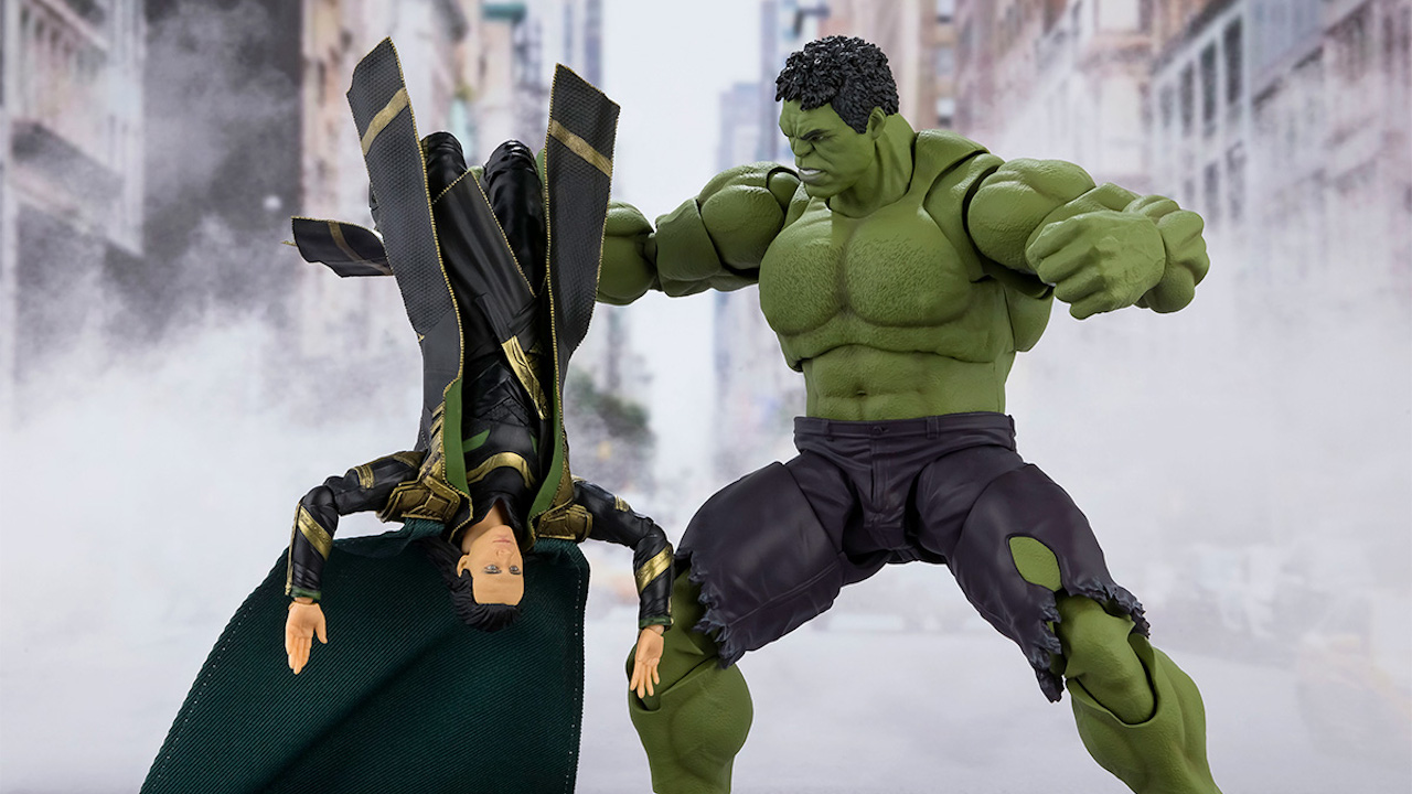 Bandai: S.H. Figuarts Marvel Avengers Hulk, Thor, Iron Man, and