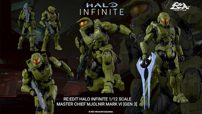 1000toys is proud to present RE:EDIT HALO INFINITE 1/12 SCALE MASTER CHIEF  MJOLNIR MARK VI [GEN 3]