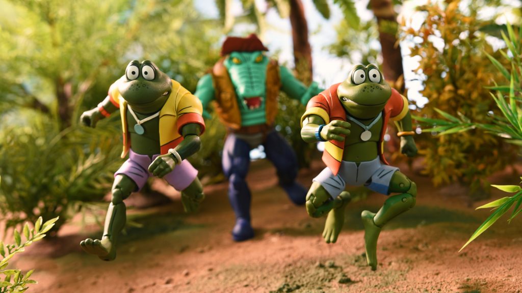 Napoleon and Atilla Frog 2-Pack Teenage Mutant Ninja Turtles TMNT Figur NECA 