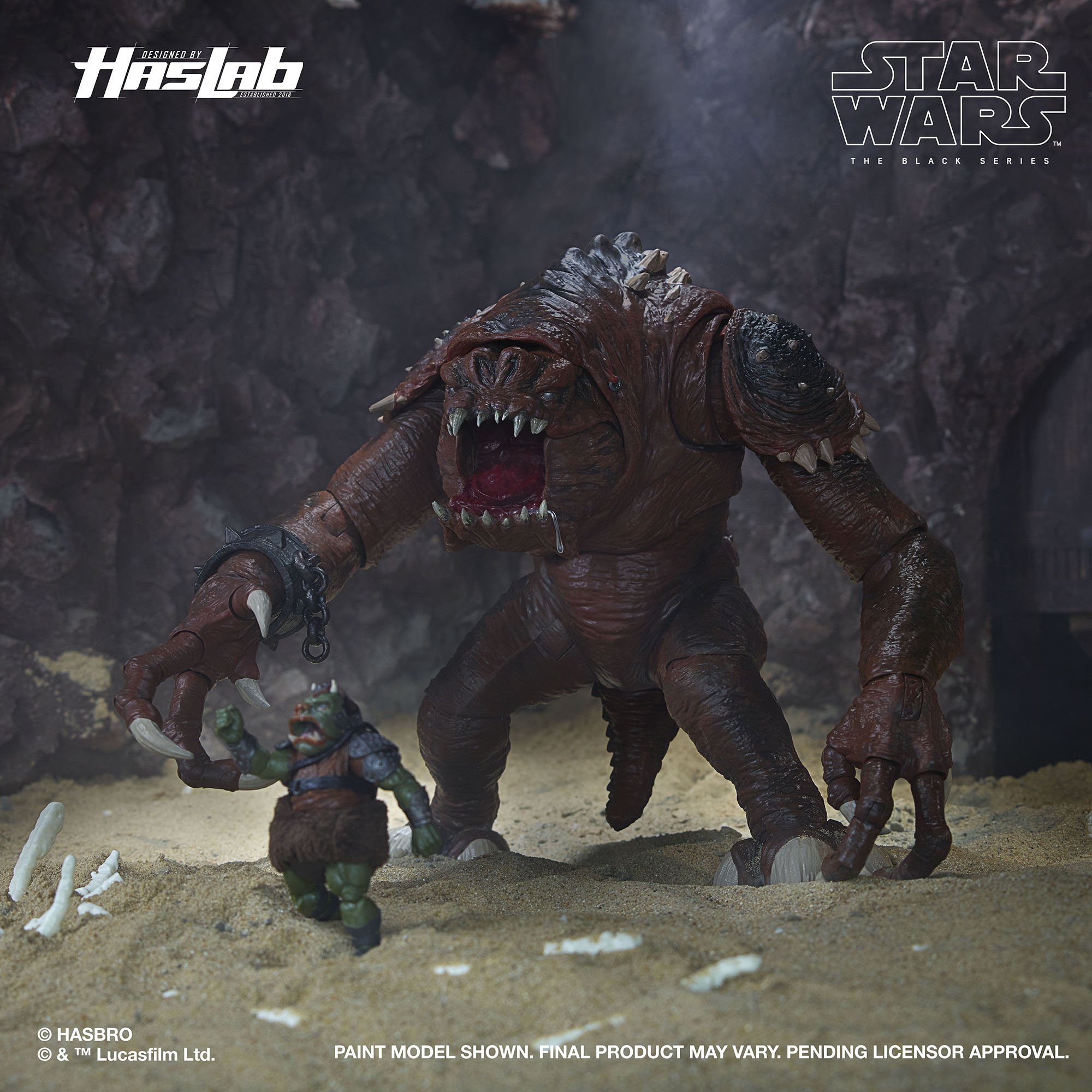 Shadow Rancor Hasbro: Haslab Star Wars Black Series Rancor Painted and Final Tiers ...