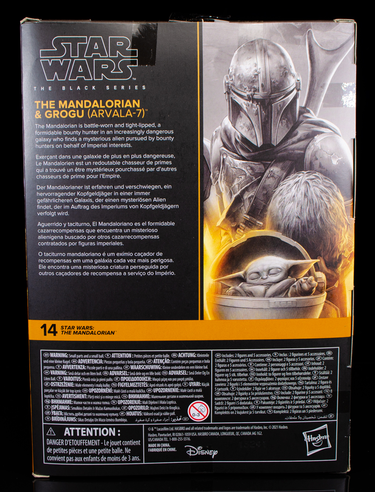 En Stock Hasbro la serie negra Star Wars The Mandalorian & Grogu Arvala-7 figura de acción coleccionable modelo regalo juguetes para niños | Bodega Aurrera en línea