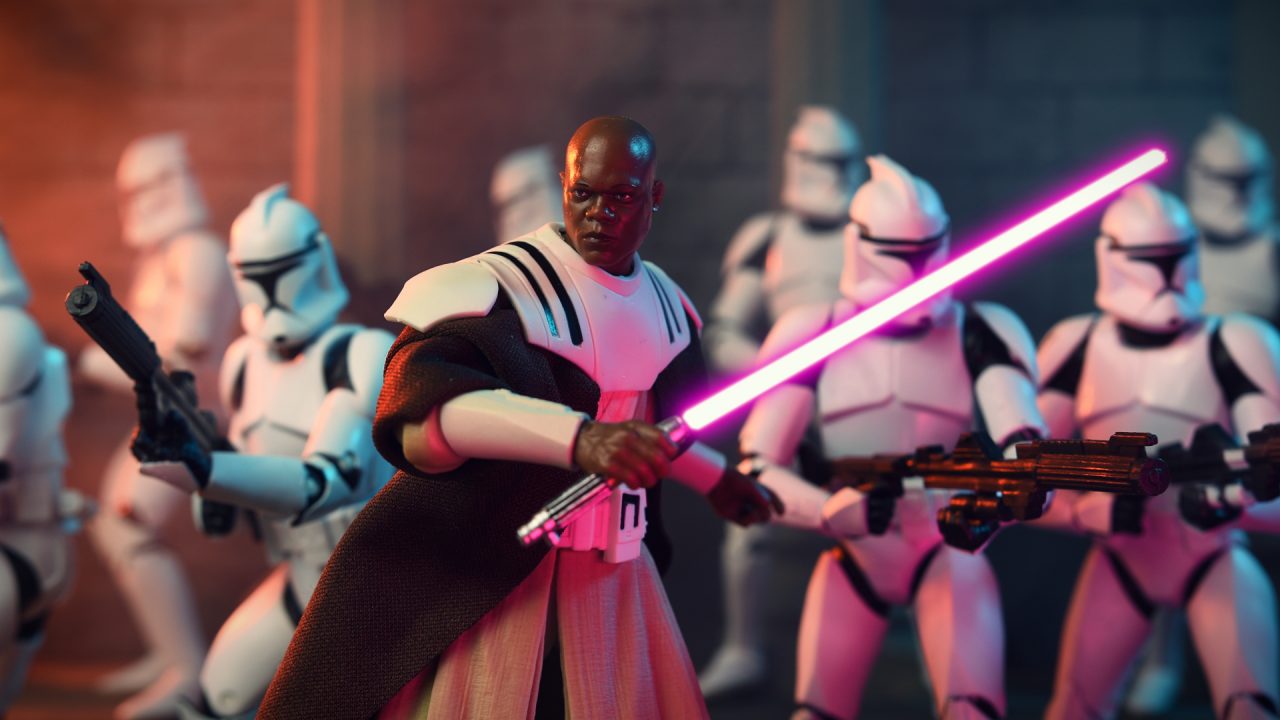 Hasbro Star Wars Black Series 40th Anniverary Clone Wars Mace Windu Review