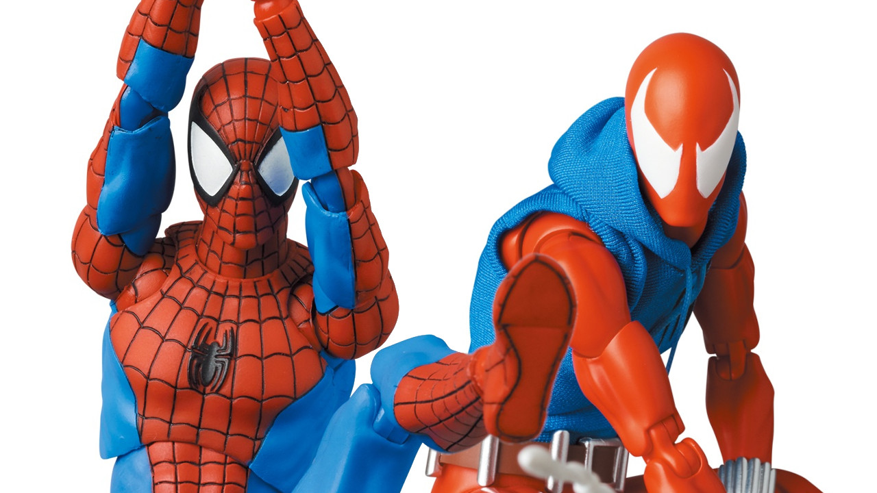 Medicom: MAFEX Marvel Classic Costume Spider-Man and Scarlet Spider Promo  Images and Pre-Order