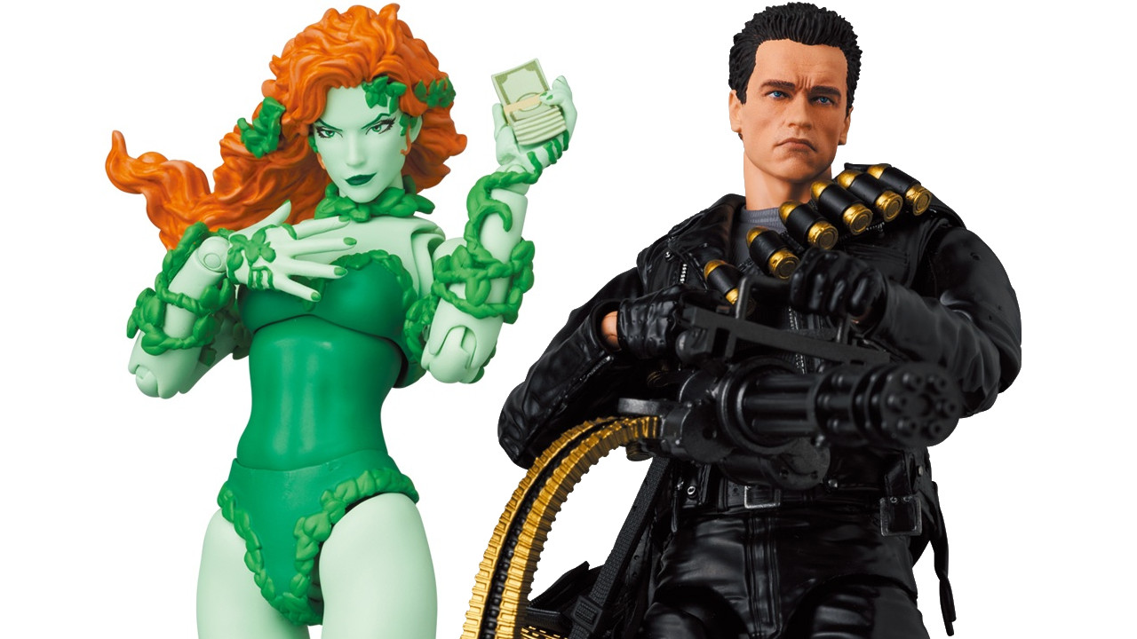 Medicom: MAFEX DC Hush Poison Ivy and T2 T-800 Promo Images and 