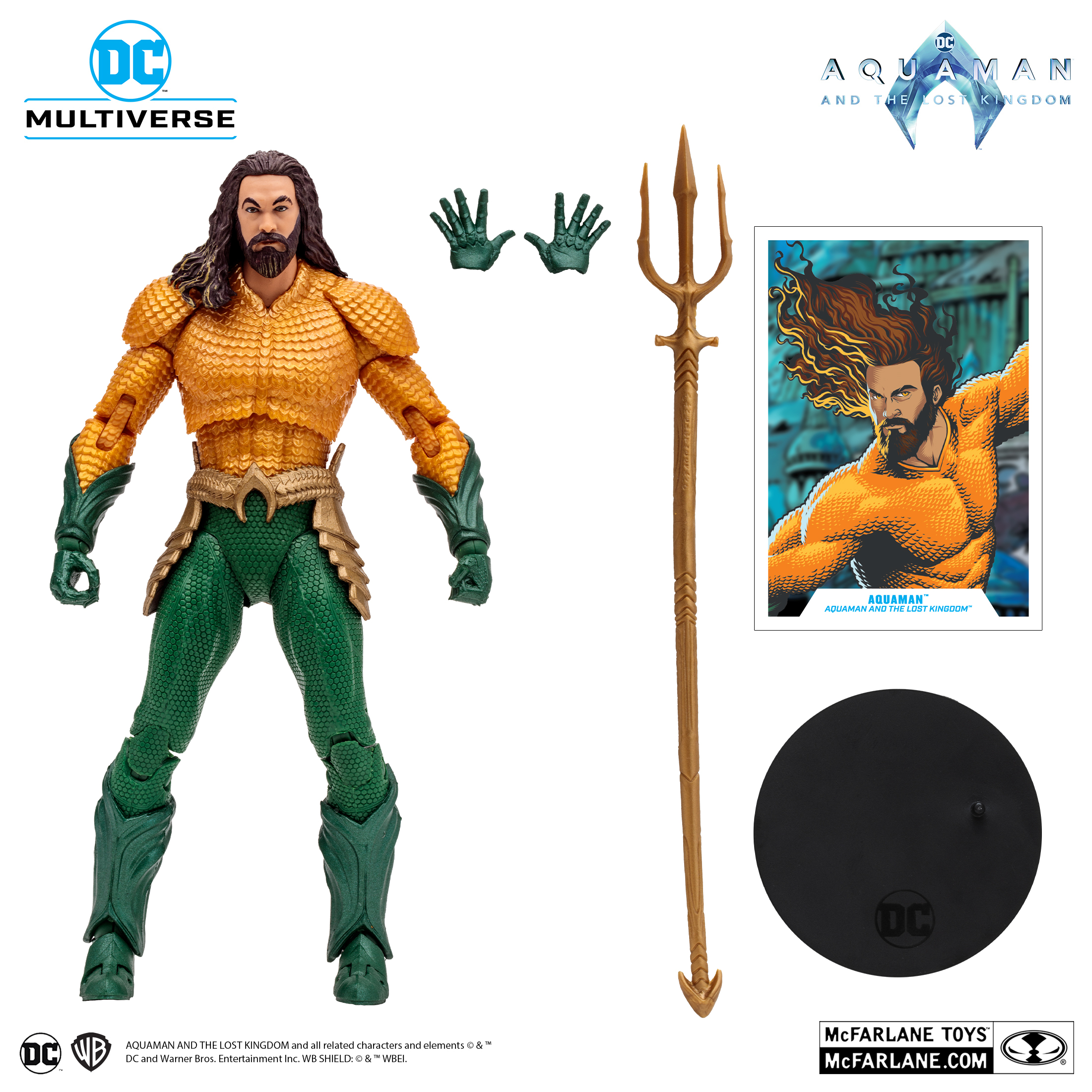 McFarlane Toys - DC Multiverse Aquaman (JLA) 7 Build-A Figura