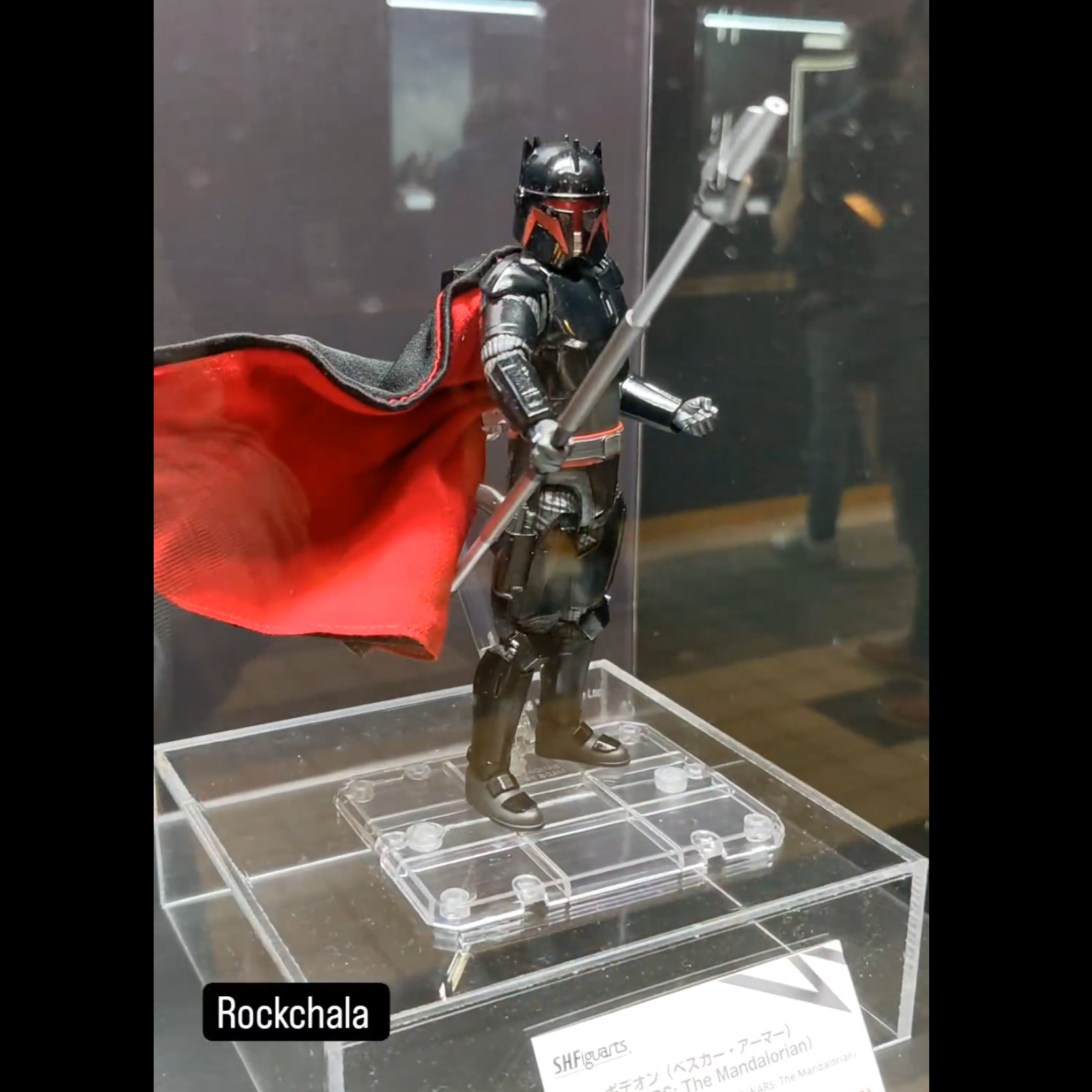 Supporto Espositivo Bandai Tamashii Stages Star Wars, Base Trasparente Per Action Figure S.H.Figuarts, Altezza 140 Mm, Custodisce Parti Di Ricambio